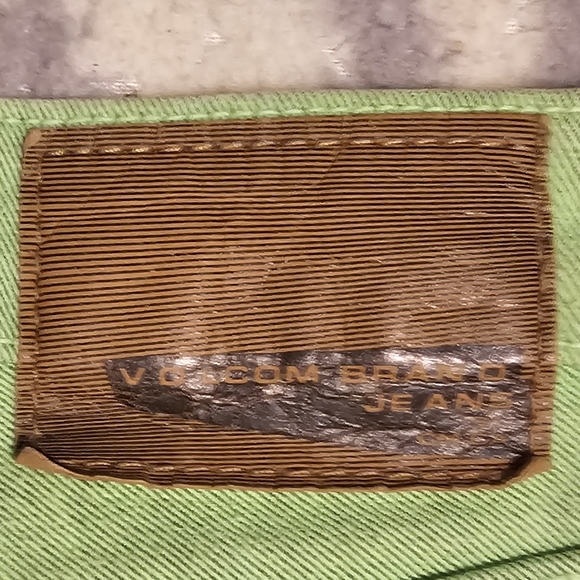 Volcom 2x4 skinny jeans Lime Green 💚 Sz 26 - Picture 6 of 8